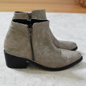 Free People Embroidered Western Booties